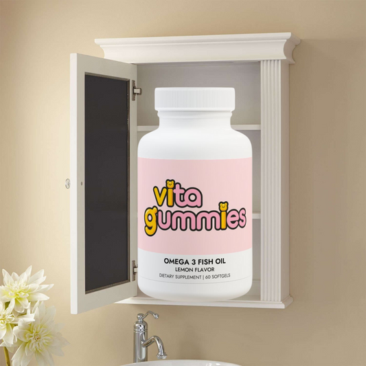 Vita Gummies-Online Omega 3 Fish Oil Supplement (60 Softgels)